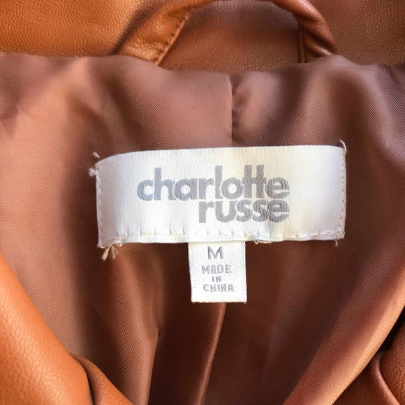 Charlotte Russe Faux Leather Jacket - Picture 2 of 5